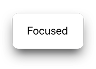 An image of a button. Because the button is focused, it appears larger and farther away from the surface of the background.