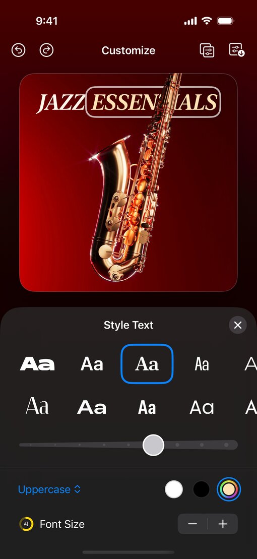 Denimアプリのインターフェイス（従来のデザイン）