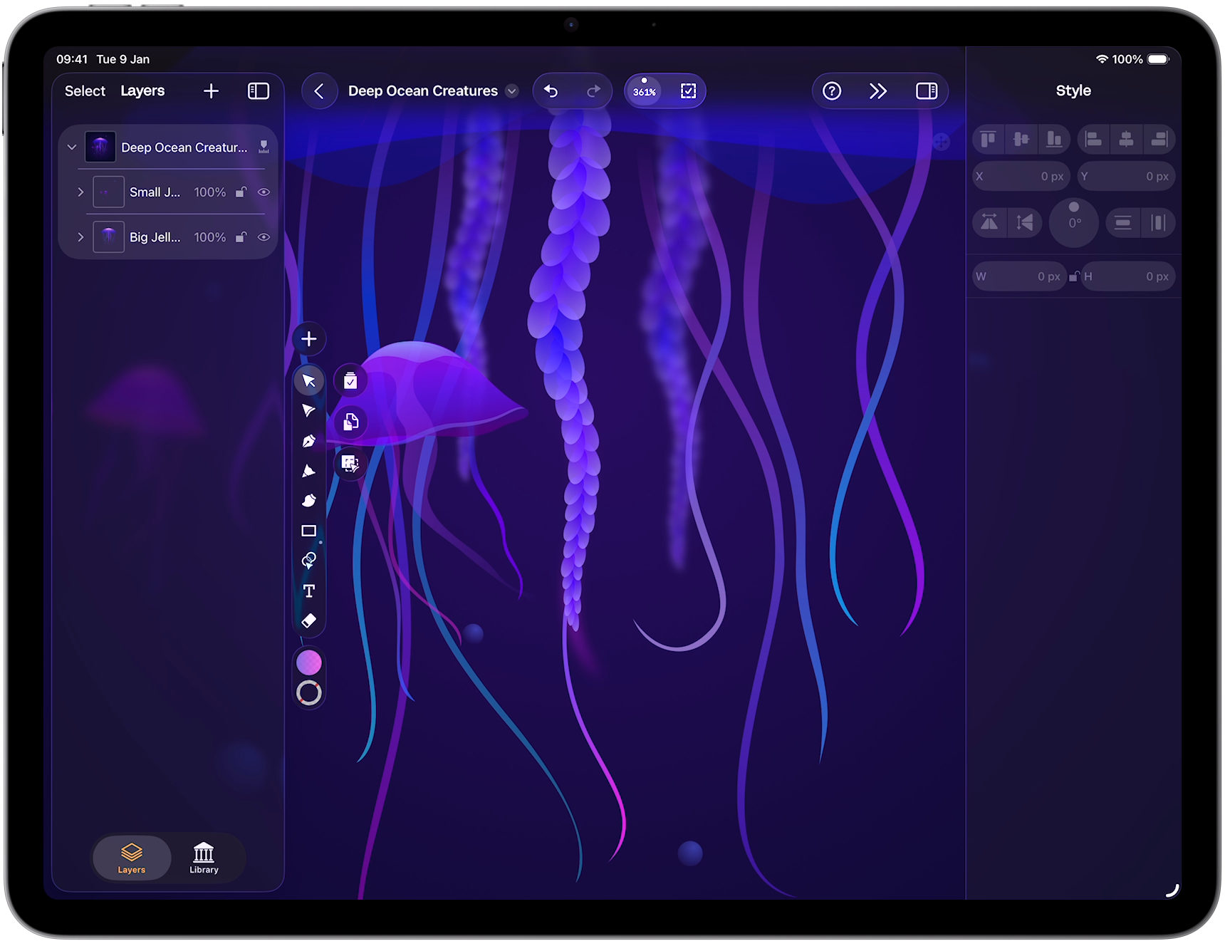 Linearity Curve app with Liquid Glass design