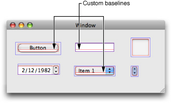 Inset boundaries and custom baselines