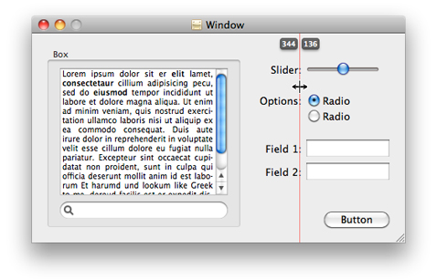 Custom layout guides