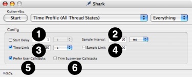 Time Profile (All Thread States) mini configuration editor