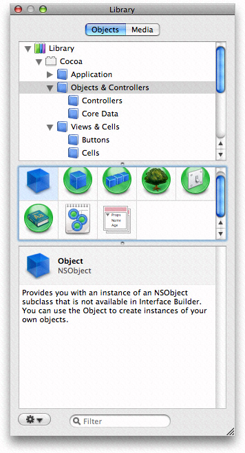 An NSObject in the IB library.