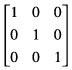 The identity matrix.