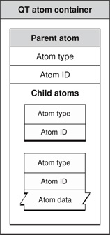 Atom container and QT atoms