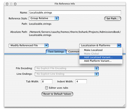 Add localized variant of Localizable.strings file