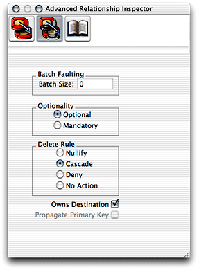 Configure ownership and delete rule