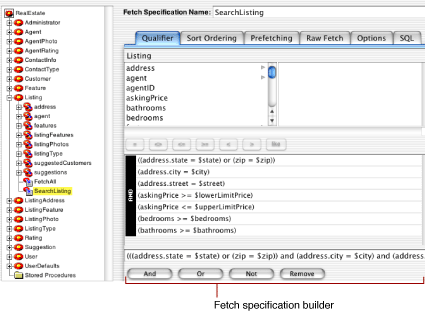 A sample fetch specification