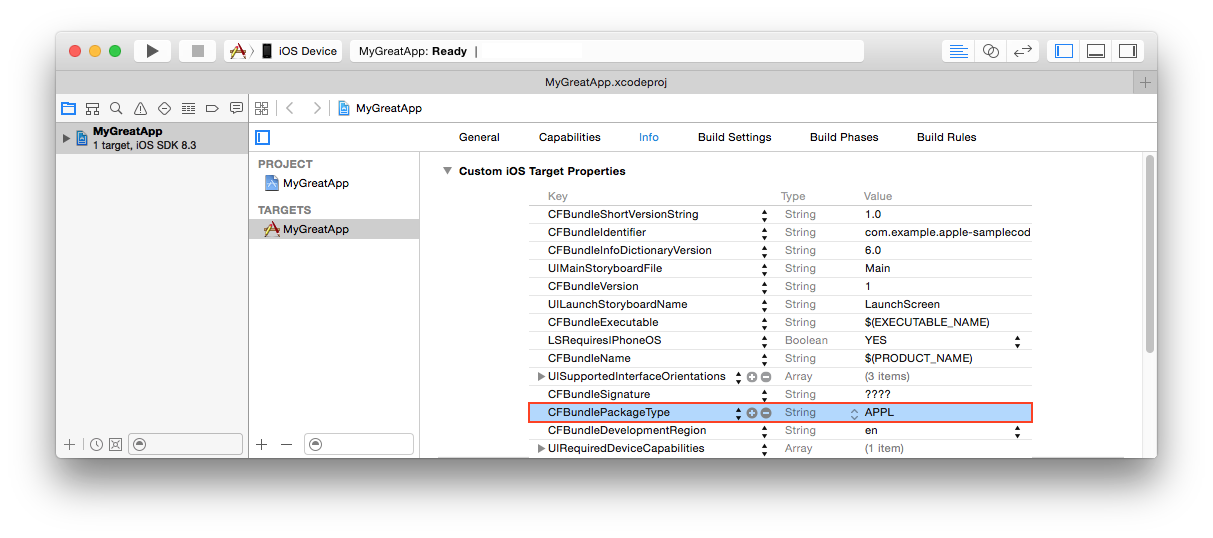 Technical Q&A QA1273: The package does not contain an Info.plist