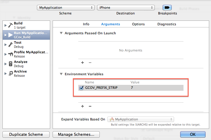 Technical Q&A QA1514: Configuring Xcode for Code Coverage